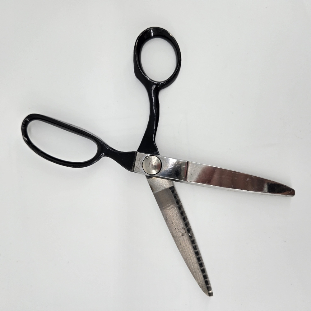 Vintage 40s 50s Wiss Pinking Shears Scissors Model C Made In USA